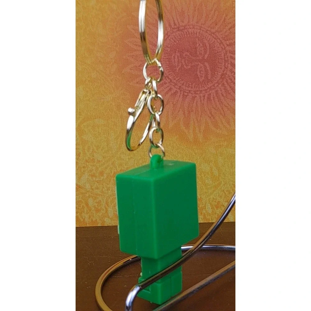 Creeper 3D PVC‎ Minecraft Figure Keychain Backpack Wristlet